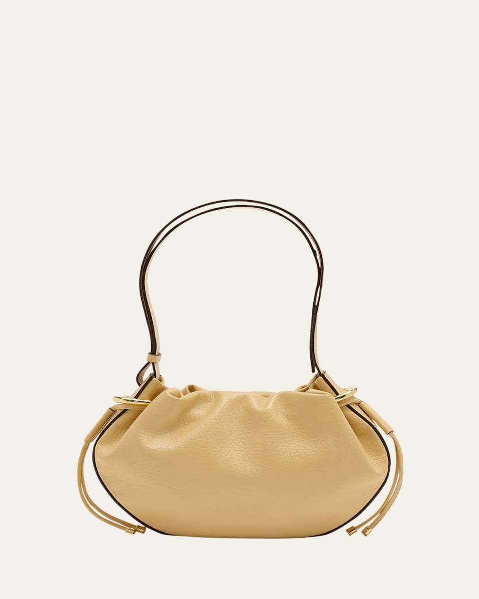 Tilda Ruched Drawstring Crossbody Bag